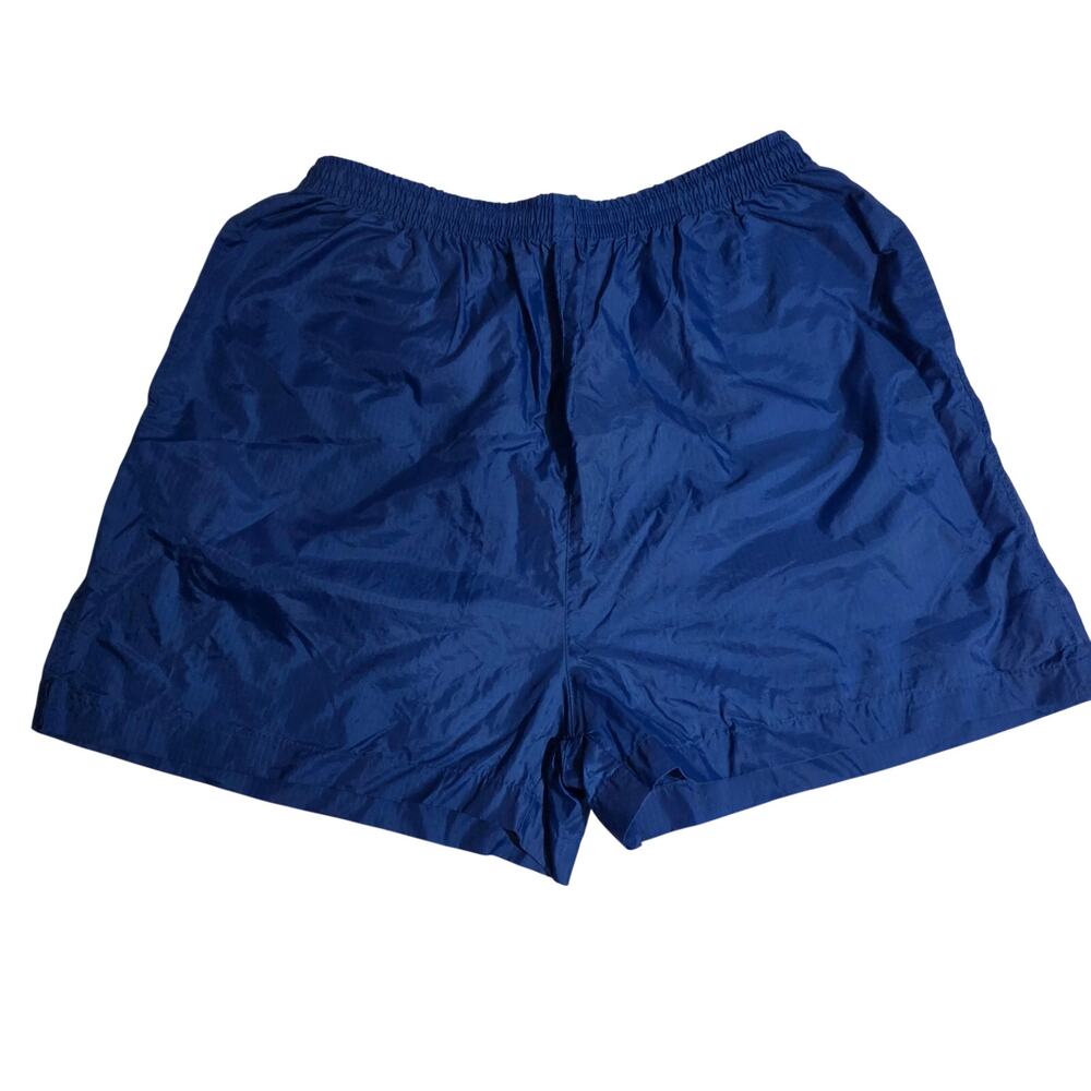 Vintage 90s Pro Spirit Royal Blue Nylon Ripstop Athletic‎ Shorts Large